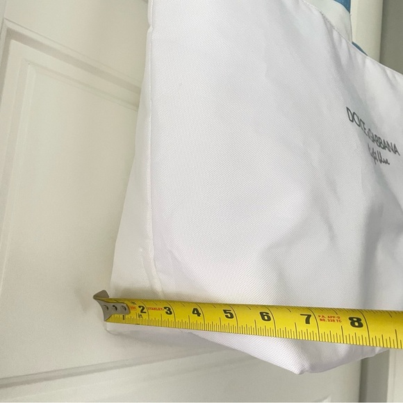 BAG BLUE WHITE  SHOULDER OVERSIZED NYLON BAG NWOT - Picture 12 of 13